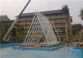 茂名浪漫海岸景區(qū)教堂鋼構(gòu)