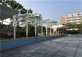 深圳市西麗第二高級(jí)中學(xué)泳池雨棚